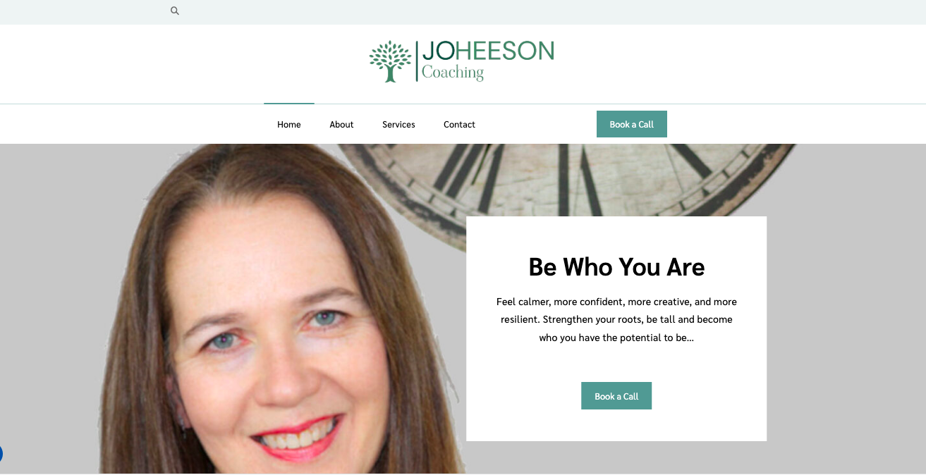 How to Build a Professional Website - Jo Heeson Coaching Case Study